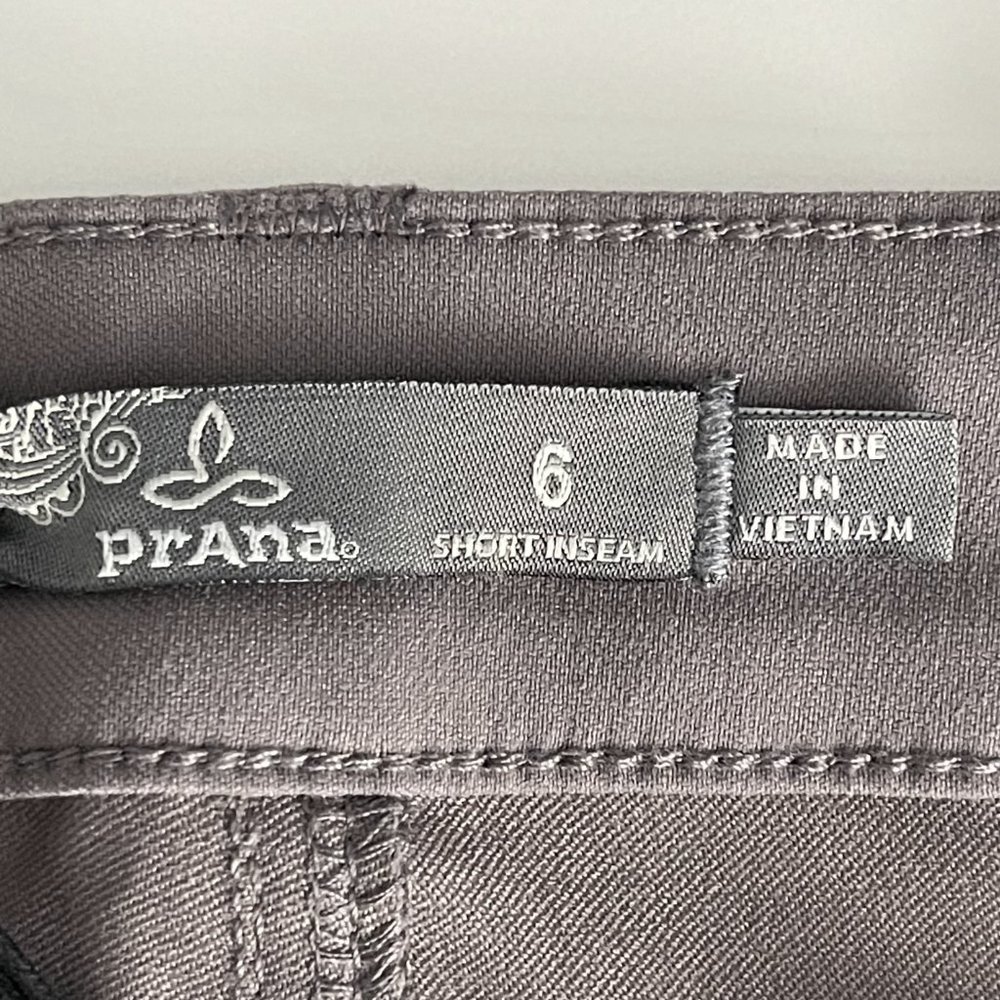 NWT prAna Briann Pant - Short Inseam 6 Moonrock Quick-Dry UPF 50+ - Picture 11 of 16